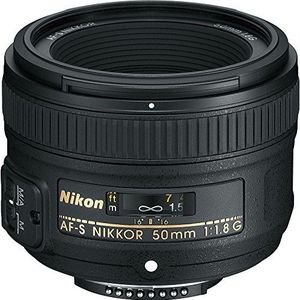 Nikon AF-S Nikkor 50 mm f/1,8G Lens (58 mm Filterdraad)