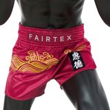 Fairtex BS1910 Golden River Muay Thai Shorts - rood - M