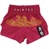 Fairtex BS1910 Golden River Muay Thai Shorts - rood - M