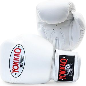 Yokkao Matrix Bokshandschoenen - Leer - Wit - 12 oz