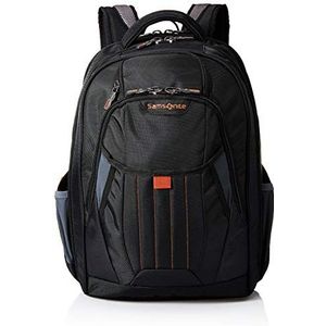 Samsonite Sme-66303-1070 Computerrugzak, uniseks, 1 stuk, Zwart/Oranje, Tectonic 2 Grote rugzak