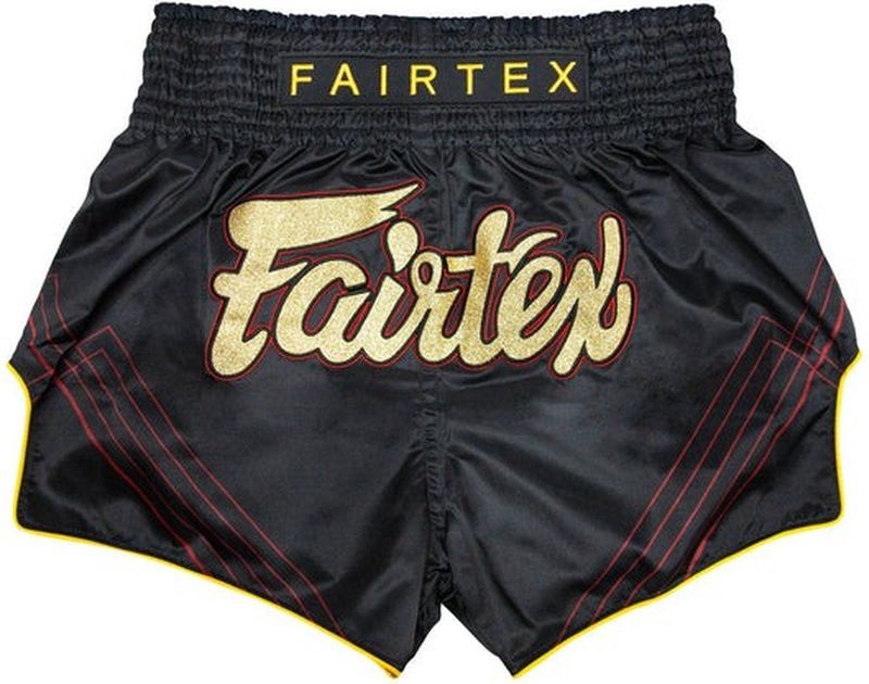 Fairtex - BS1901 - Muay Thai Shorts - Zwart - Micro Satin