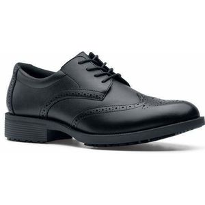 Shoes for Crews 20301-38/5 EXECUTIVE WINGTIP IV - Heren veterschoen, antislip, nette schoenen, maat 38, ZWART