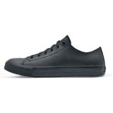 Shoes for Crews 38649-35/2.5 DELRAY - Leren unisex casual schoenen, antislip, maat 35 EU, ZWART