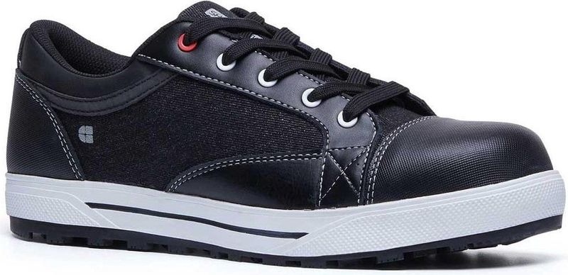 Shoes For Crews - Fergus - Veiligheidsschoenen - Zwart/Wit - Waterdicht - Uniseks