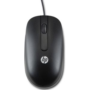 HP Qy777aa (Bedraad), Muis, Zwart