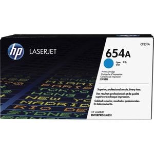 HP 654A Cyan Original LaserJet Toner Cartridge tonercartridge 1 stuk(s) Origineel