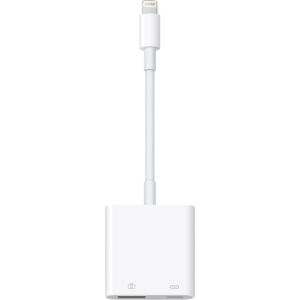 Apple Lightning USB 3 Camera Adapter (Bliksem, Bliksem), Adapter voor mobiel apparaat, Wit