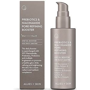 Allies Of Skin - Prebiotics & Niacinamide - Pore Refining Booster Serum - 50 ml