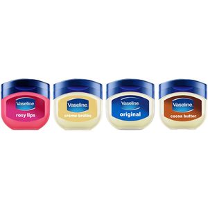 Vaseline - Lip Therapy - Lippenbalsem Set van 4 - Rosy, Crème Brûlée, Original, Cacaoboter