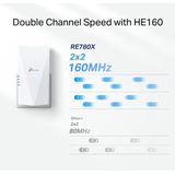 TP-Link - RE780X - Access Point - WiFi 6 - AX3000 - Zwart
