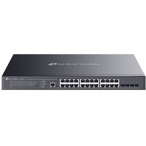 TP-Link Omada 24-Port Gigabit Switch - 24 RJ-45 Poorten - 4 SPF+ Slots - AC Voeding