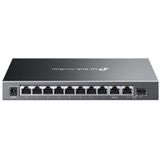 TP-Link - Omada ES210GMP Switch - 10-Poorts Gigabit Easy Managed - 8-Poorts PoE+