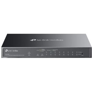 TP-Link - Omada ES210GMP Switch - 10-Poorts Gigabit Easy Managed - 8-Poorts PoE+