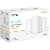 TP-Link - Deco BE65 Pro - Router - Wit - Mesh Wi-Fi-systeem - Totale snelheid tot 9,3 Gbps