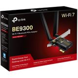 TP-Link - Archer TBE552E - Netwerkkaart - Zwart - Wi-Fi 7 Bluetooth PCIe Adapter