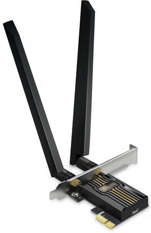 TP-Link - Archer TBE552E - Netwerkkaart - Zwart - Wi-Fi 7 Bluetooth PCIe Adapter