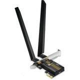 TP-Link - Archer TBE400E - WiFi Kaart - Zwart - PCIe - 6500Mbps