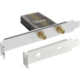 TP-Link - Archer TBE400E - WiFi Kaart - Zwart - PCIe - 6500Mbps