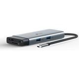 TP-Link - USB Type-C 7-Poorts Hub - Zwart - USB-C, HDMI, USB-A