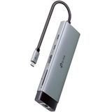 TP-Link - UH9120C - USB C Hub - 9 in 1 - Zwart - Aluminium