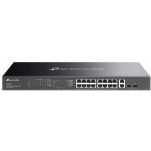 TP-Link - Omada ES220GMP - Switch - Zwart - Managed - 18 Poorten