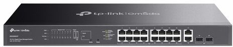 TP-Link - Omada ES220GMP - Switch - Zwart - Managed - 18 Poorten
