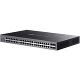 TP-Link - Omada SG5452XMPP - Managed L3 Netwerk-Switch - Zwart - Gigabit Ethernet - Power over Ethernet
