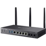 TP-Link Omada AX3000 draadloze router Gigabit Ethernet Dual-band (2.4 GHz / 5 GHz) Zwart