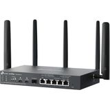 TP-Link - Omada 4G+ Cat6 AX3000 - VPN Gateway - Zwart - Stroomvoorziening via PoE+