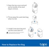 TP-Link Tapo RVA202 Stofzak Robotstofzuiger