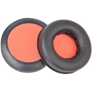 2 stks Headset Sponge EarMuffs voor RAZER KRINES 7.1 V1 PRO  Kleur: Zwart + Orange Net