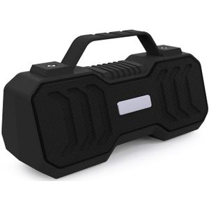 New Rixing NR-4500M Bluetooth 5.0 Portable Outdoor Karaoke Wireless Bluetooth Speaker with Microphone(Black)