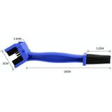 5 Set BG-7168 Bicycle And Motorcycle Cleaning Brush Three-Sided Chain Brush  Colour: Blue + Small Brush