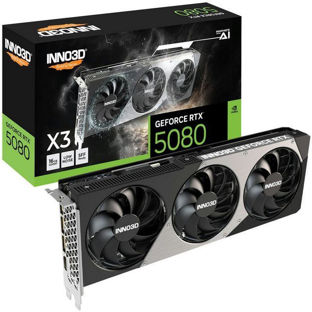 INNO3D - GeForce RTX 5080 X3 - Videokaart - 16 GB - GDDR7 - PCIe 5.0