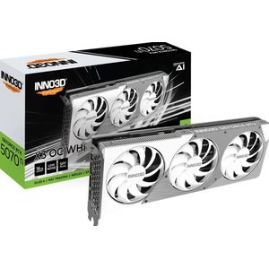 INNO3D - GeForce RTX 5070 Ti X3 OC White - Videokaart - 16GB - GDDR7 - PCIe 5.0