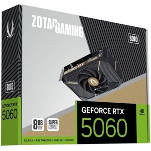 Zotac - GeForce RTX 5060 Solo - Videokaart - 8 GB - GDDR7 - Zwart
