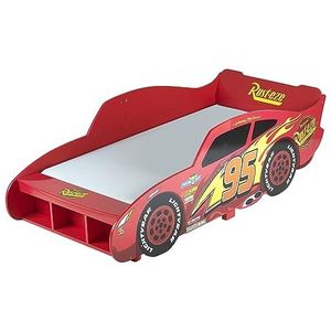 Disney Autobed, 15 mm MDF, helder rood, kleine enkele