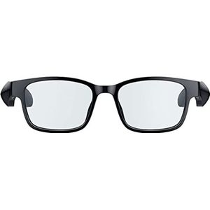 Razer Anzu - Slimme bril Rechthoekig Blauw Licht + Zonnebril L, AR-bril, Zwart
