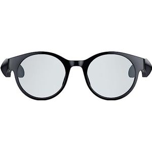 Razer Anzu Smart Glasses (ronde, kleine glazen) - Bril met blauwlichtfilter of audiozonnebril (Geïntegreerde microfoon en luidsprekers, Batterijduur van meer dan 5 uur, Waterbestendig) Zwart
