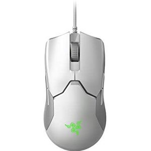 Razer Viper Mercury (Beperkte Amazon Editie) - Ambidextrous Wired Gaming Mouse met optische muisschakelaars (5G optische sensor, 69g lichtgewicht, Speedflex-kabel) Wit