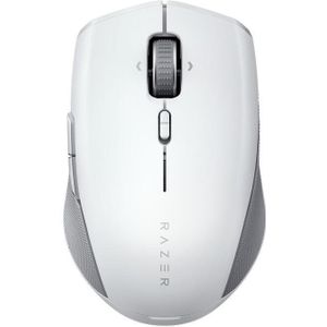 Razer Pro Click Mini - Tragbare Kabellose Maus für Produktivität (Leise und taktile Mausklicks, HyperScroll, Multitasking, 7 Programmierbare Tasten, HyperSpeed Multi-Device Dongle) Weiß