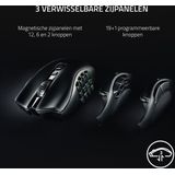Razer - Naga V2 Pro - Draadloze Gamingmuis - Zwart - Optische Sensor Focus Pro 30K