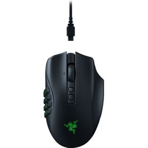 Razer Naga V2 Pro - Gaming Muis - Draadloos - Geschikt voor MMO