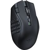 Razer - Naga V2 HyperSpeed - Draadloze MMO Gaming Muis - Zwart - 19 Programeerbare Knoppen