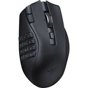 Razer - Naga V2 HyperSpeed - Draadloze MMO Gaming Muis - Zwart - 19 Programeerbare Knoppen