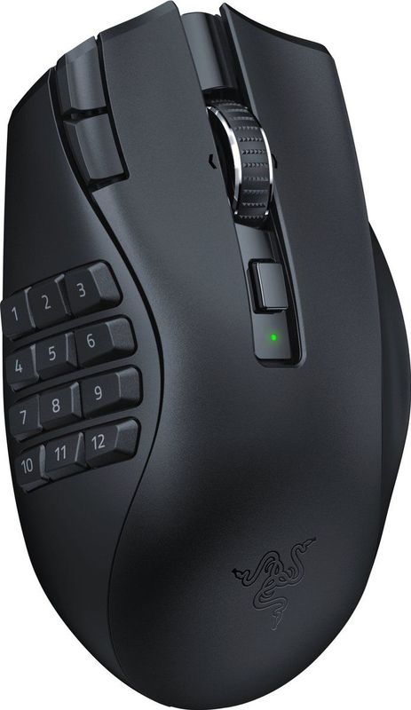 Razer - Naga V2 HyperSpeed - Draadloze MMO Gaming Muis - Zwart - 19 Programeerbare Knoppen