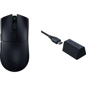 Razer - DeathAdder V3 Pro Gaming Muis + HyperPolling Draadloze Dongle