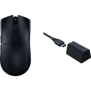 Razer DeathAdder V3 Pro Draadloze Gaming Muis HyperPolling Dongle Oplaadbaar.000 DPI Zwart