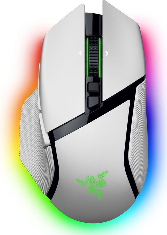 Razer - Basilisk V3 Pro - Draadloze Gaming Muis - Wit - Ergonomisch - RGB